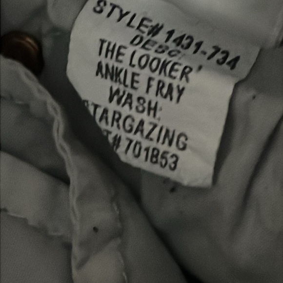 Mother The Looker Ankle Fray Stargazing Black Wash Raw-Hem Skinny Jeans - Picture 10 of 10